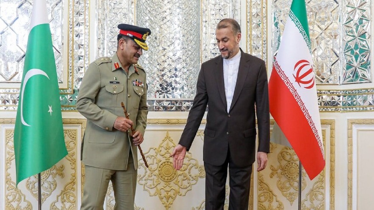 قدردانی امیرعبداللهیان از فرمانده ارتش پاکستان