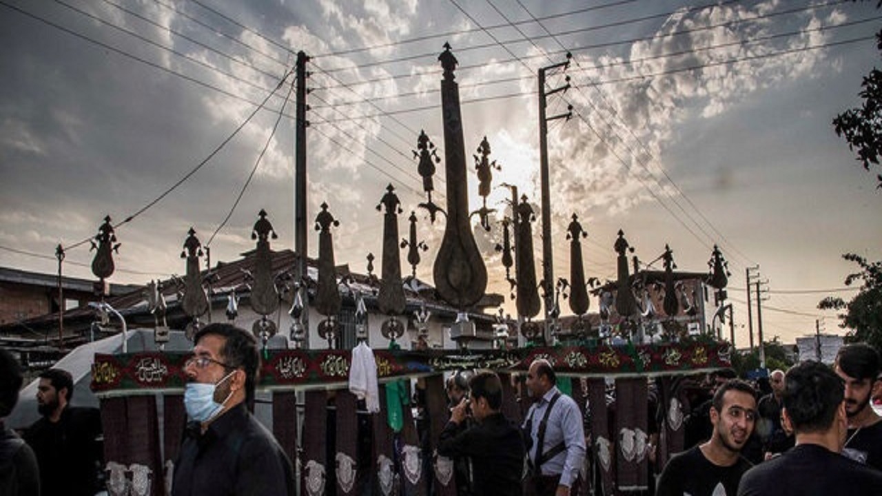 برگزاری آیین «اذن عزا» در سیستان و بلوچستان