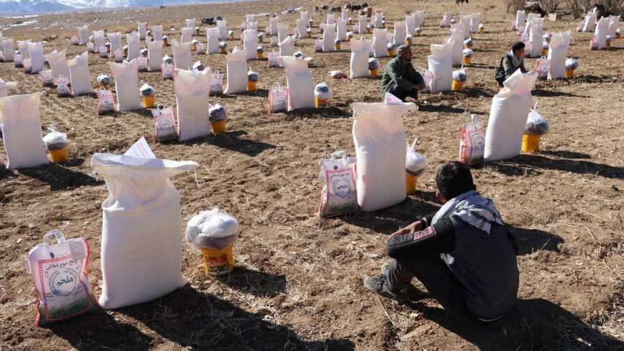 کمک به بیش از ۲ هزار خانواده افغانستانی در تخار