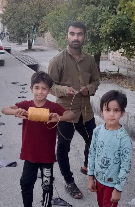 حضور کودکان برای آماده سازی معابر تهران