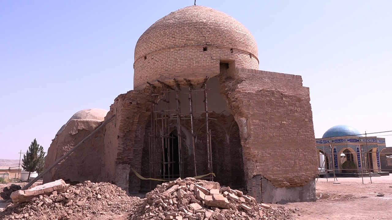 احتمال ریزش بنای امامزاده تاریخی سلیمان (ع)