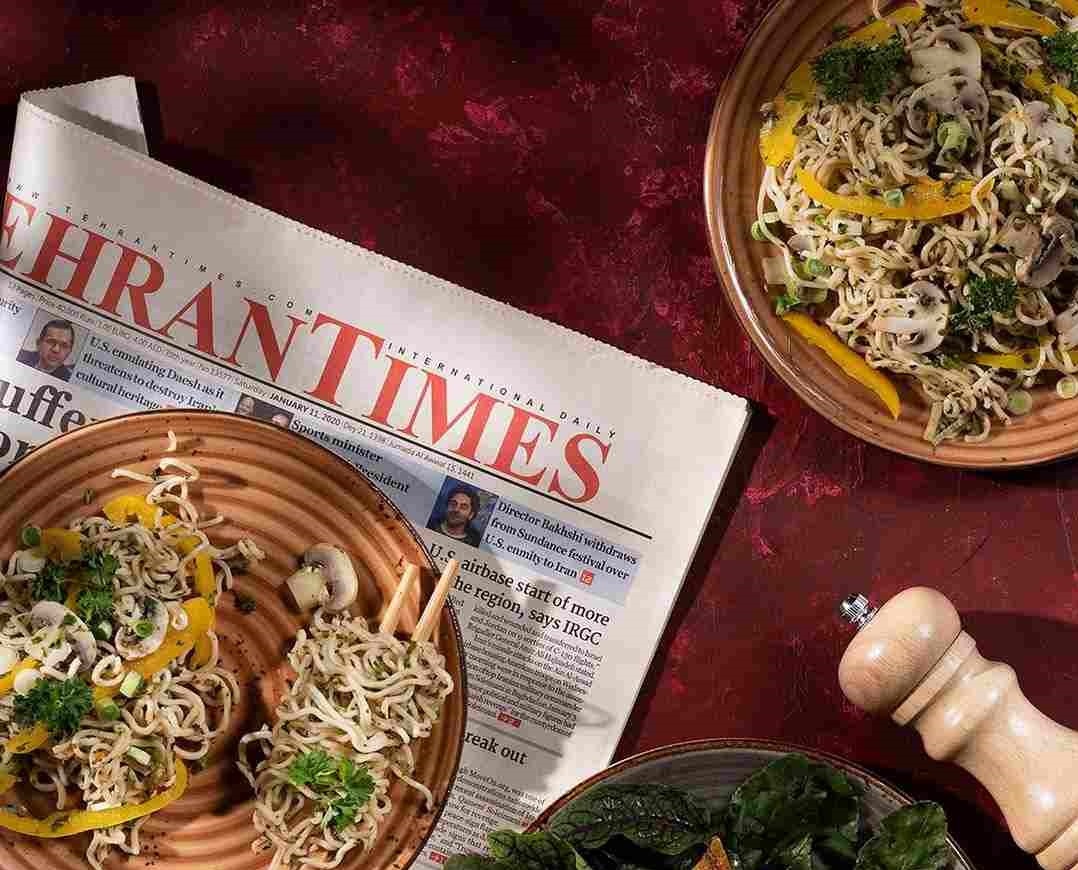 لیست خرید انواع نودل گوشت و سبزیجات خوشمزه