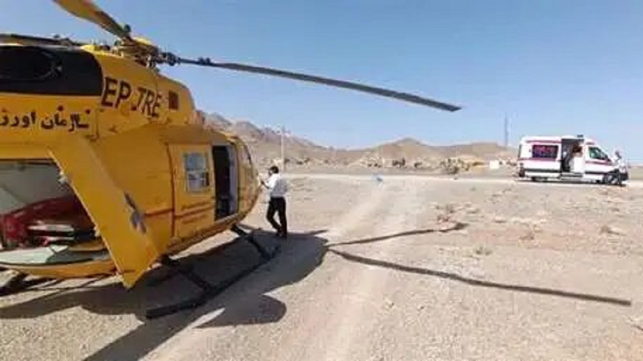 نجات کودک ۲ ساله توسط تیم اورژانس هوایی دانشگاه علوم پزشکی سمنان