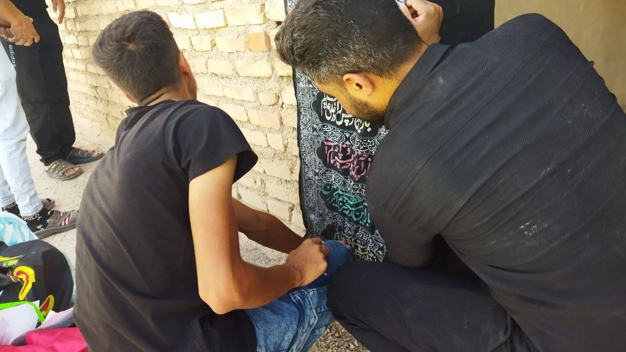 برپایی ایستگاه صلواتی در روستای ده محمد