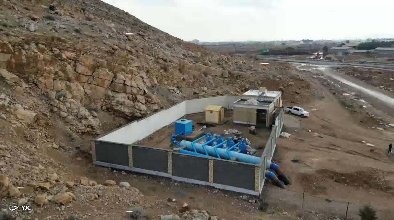 بهره‌برداری از ایستگاه پمپاژ آب محمدیه شیراز
