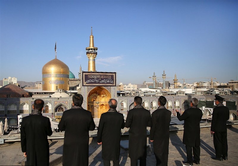 آیین سنتی صلا در حرم مطهر رضوی برگزار شد+تصاویر