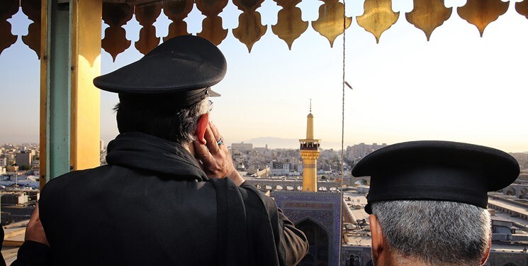 آیین سنتی صلا در حرم مطهر رضوی برگزار شد+تصاویر