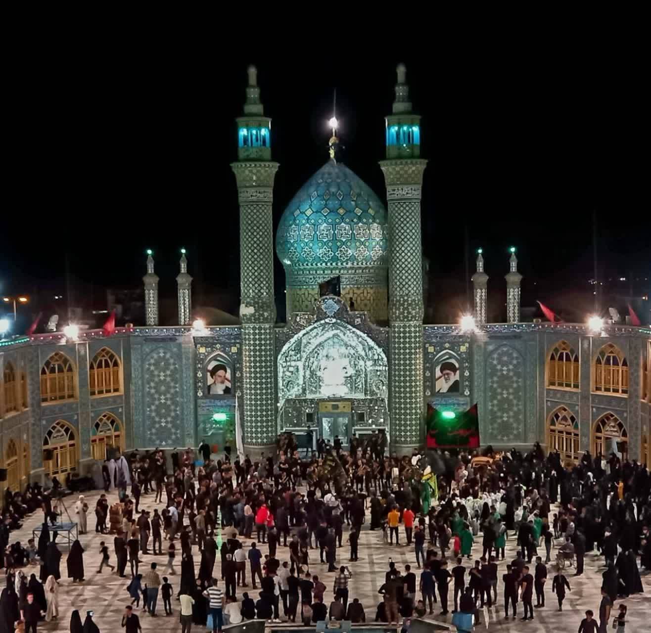 برگزاری آیین تعویض پرچم حرم مطهر حضرت محمد هلال بن علی (ع) در ماه محرم