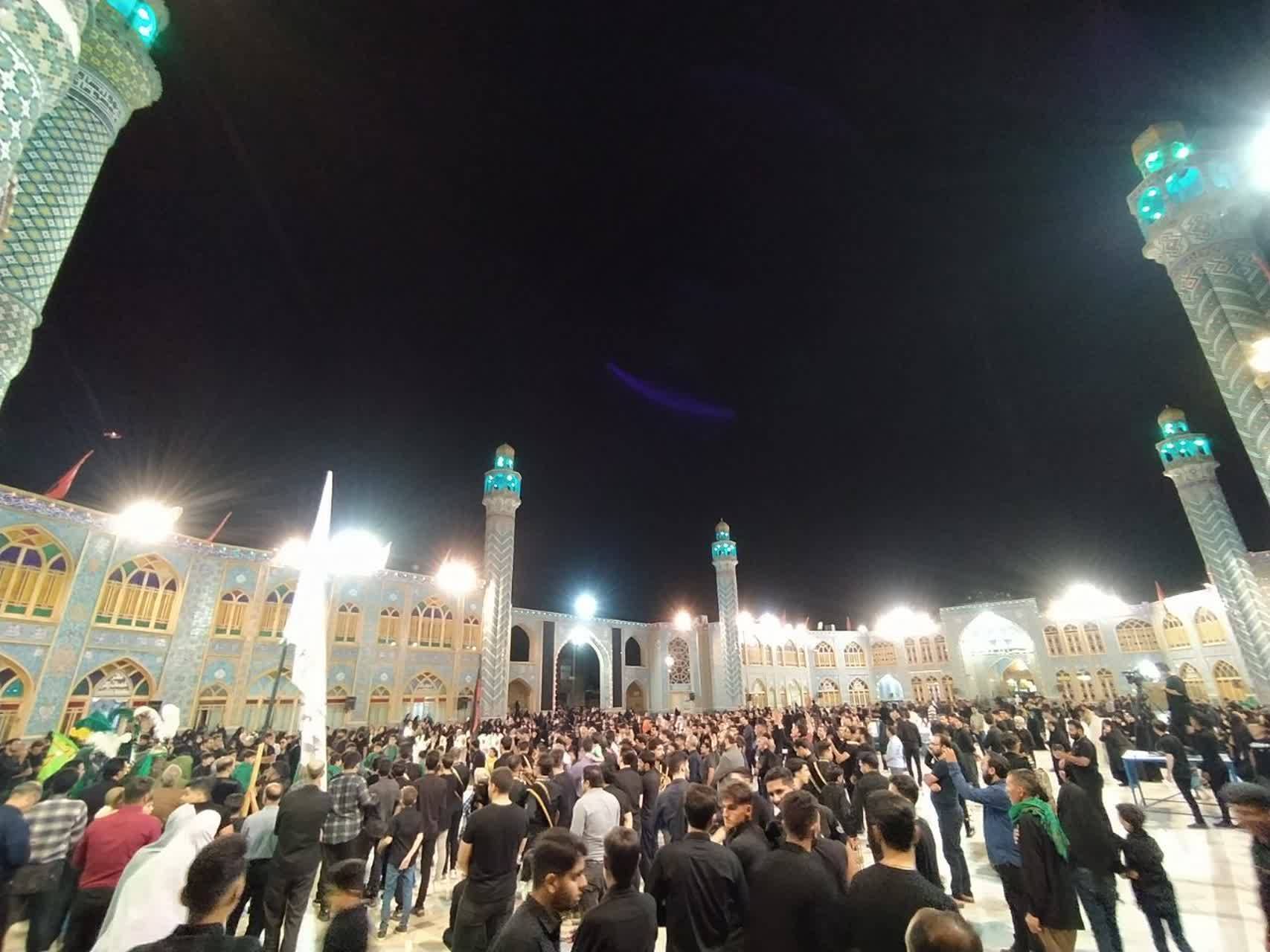 حضور عزاداران حسینی در آستان مقدس هلال بن علی(ع)