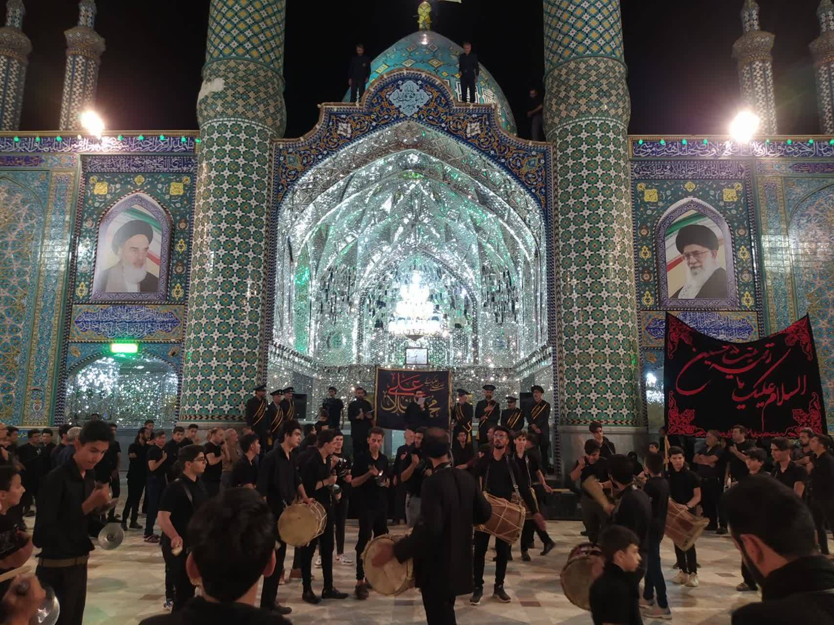 برگزاری آیین تعویض پرچم حرم مطهر حضرت محمد هلال بن علی (ع)