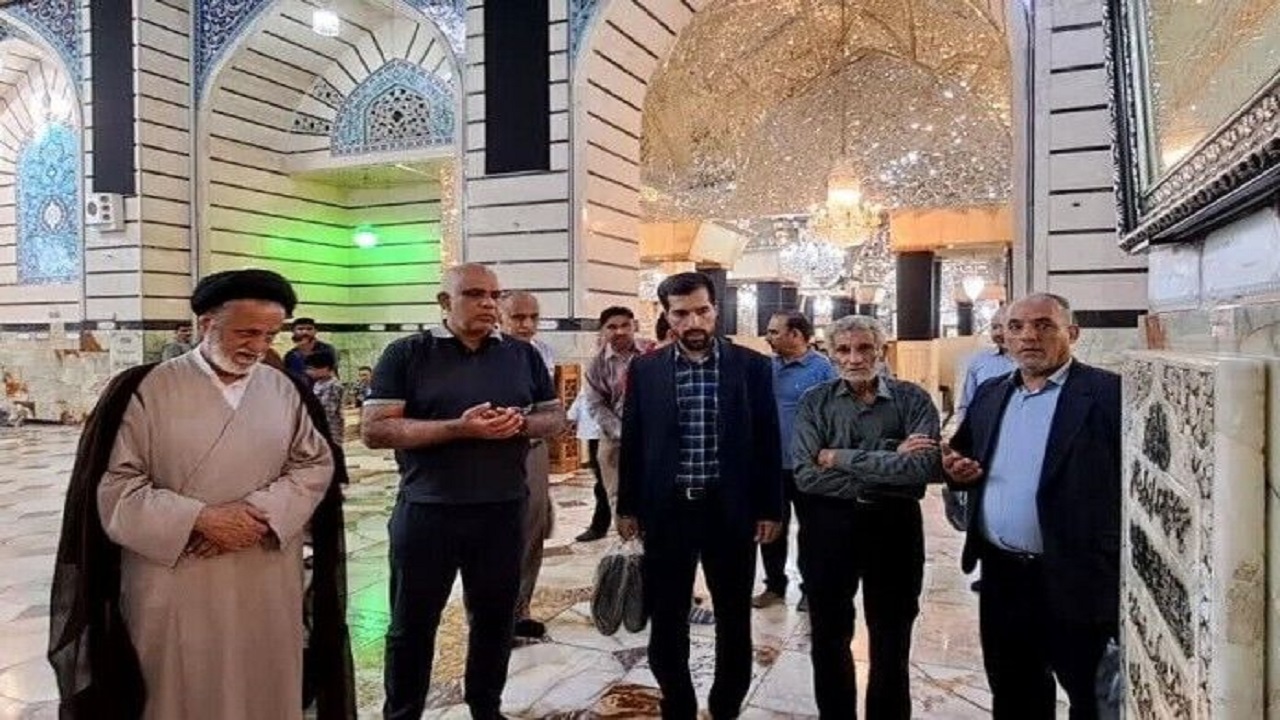 تشرف قائم مقام وزیر کشور پاکستان به حرم حضرت معصومه (س)