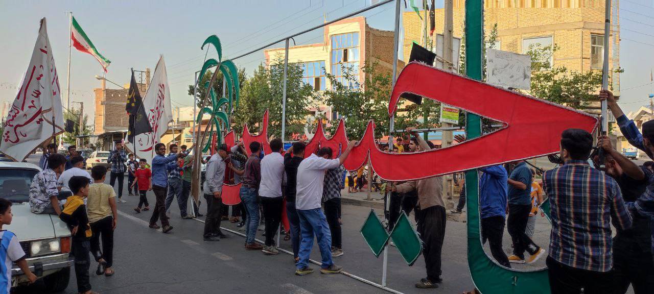 معابر شهرستان چهاربرج سیاهپوش شد