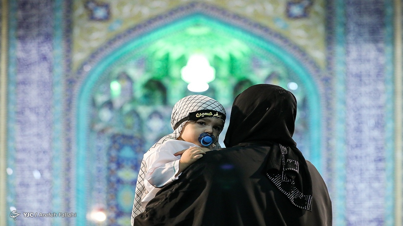 پوشش مراسم شیرخوارگان حسینی از امواج رادیو