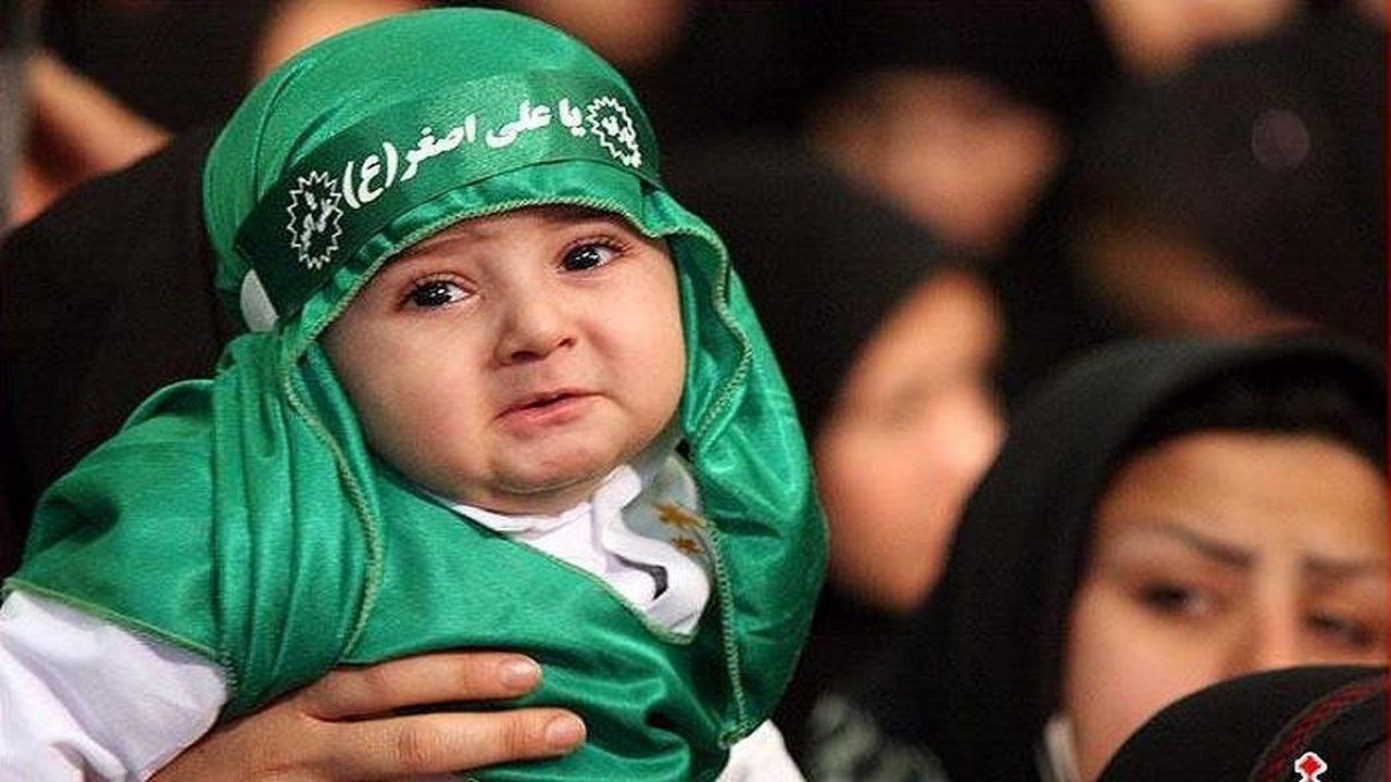 برگزاری مراسم شیرخوارگان حسینی در حرم حضرت معصومه (س) ومسجد جمکران
