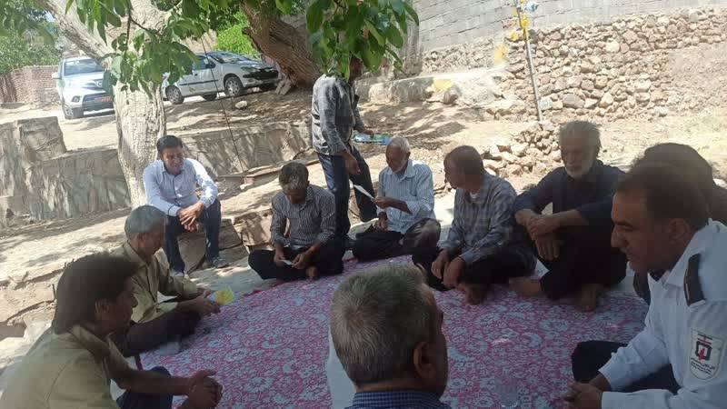 ساکنین روستای سبلوئیه آموزش‌های اولیه اطفاء حریق را فرا گرفتند