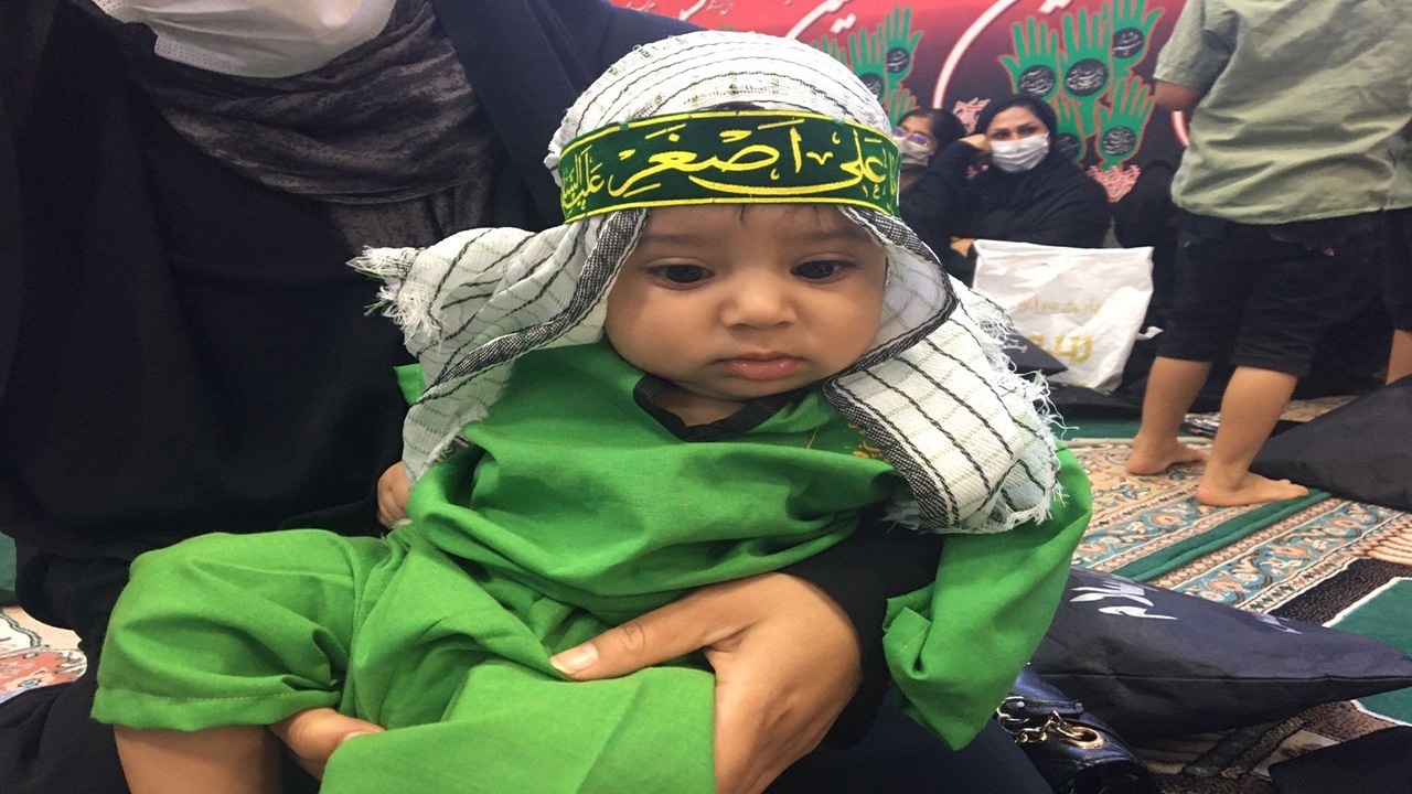 مراسم شیرخوارگان حسینی در هرمزگان+عکس وفیلم