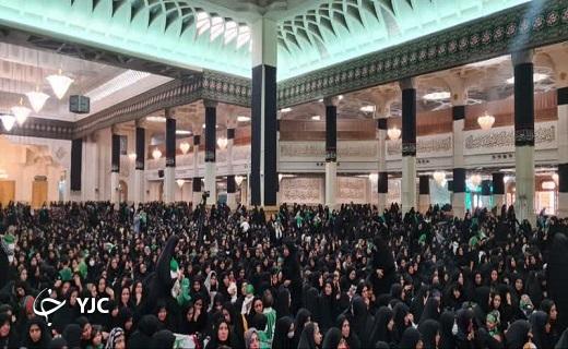 طنین زمزمه لالایی مادران قمی به یاد سرباز شش ماهه کربلا+تصاویر