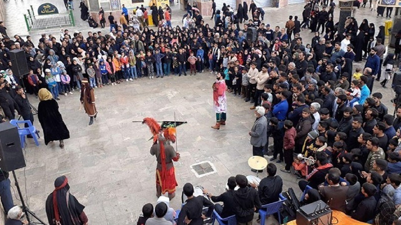عزاداری ماه محرم در جوار امامزاده حسین جوپار