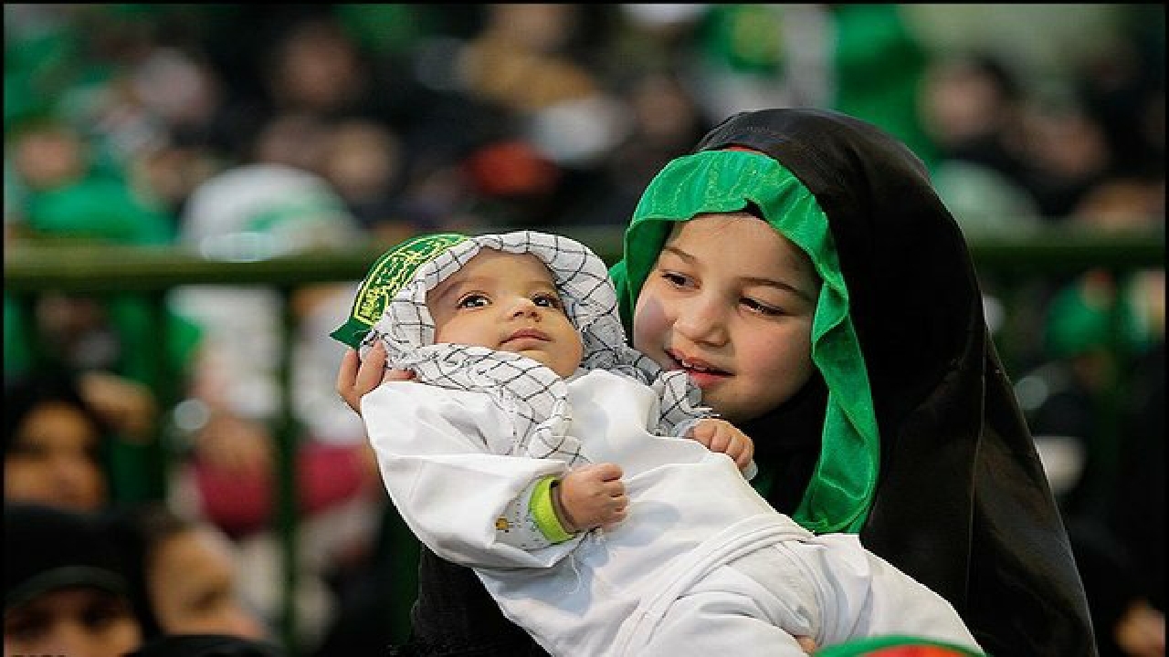 برگزاری همایش شیرخوارگان حسینی در استان قزوین+ فیلم