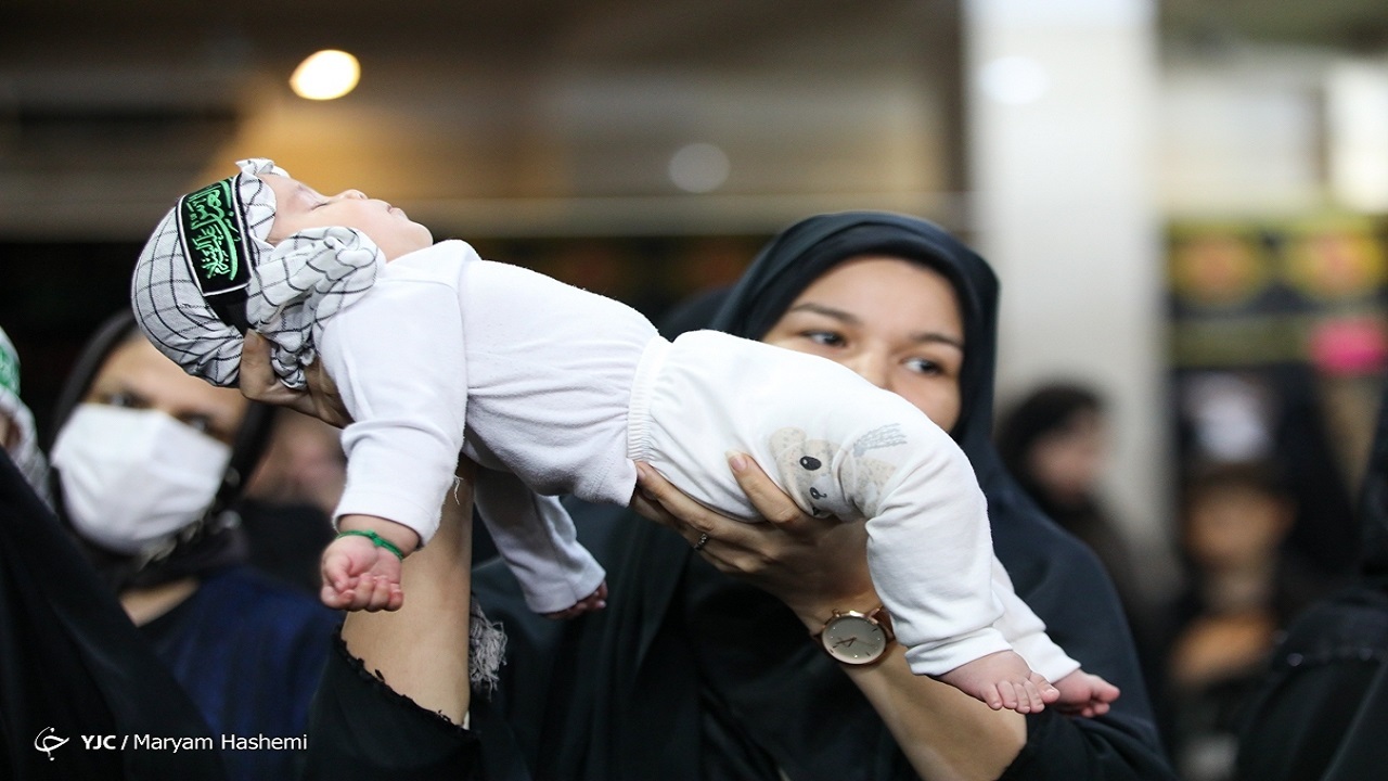 مراسم بزرگداشت روز جهانی حضرت علی اصغر (ع) از لنز دوربین شهروندخبرنگار‌ها