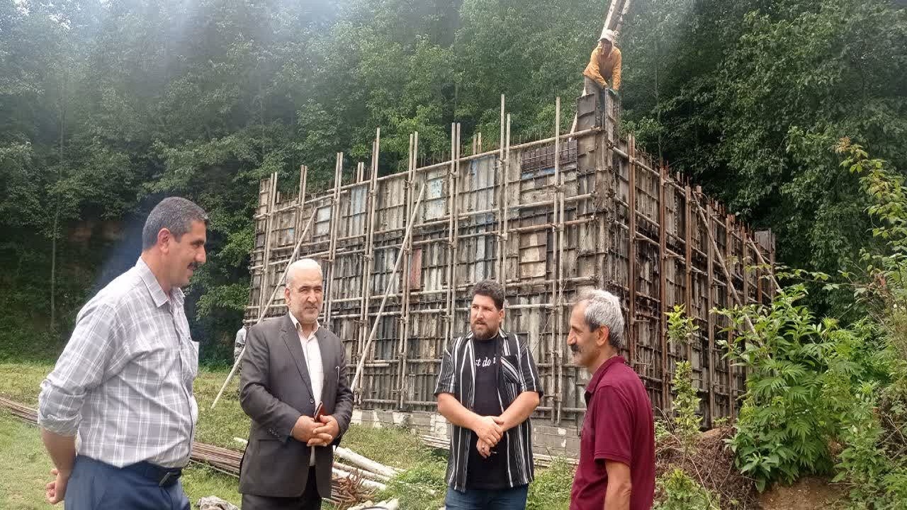 آغاز ساخت مخزن ۲۰۰ متر مکعبی آب در سوادکوه شمالی