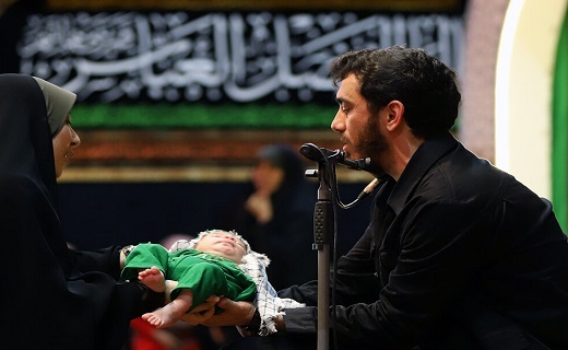 برگزاری مراسم شیرخوارگان حسینی در زنجان