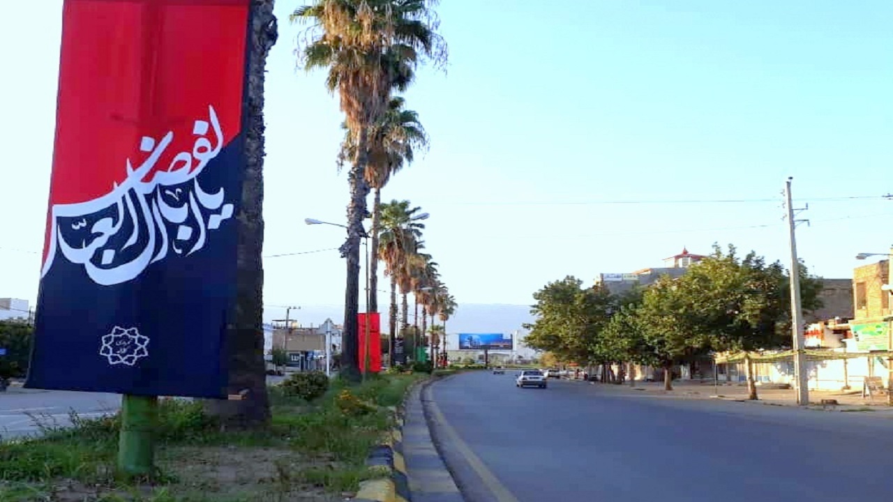 ۲۰ نماد موضوعی ویژه محرم در زنجان نصب شد
