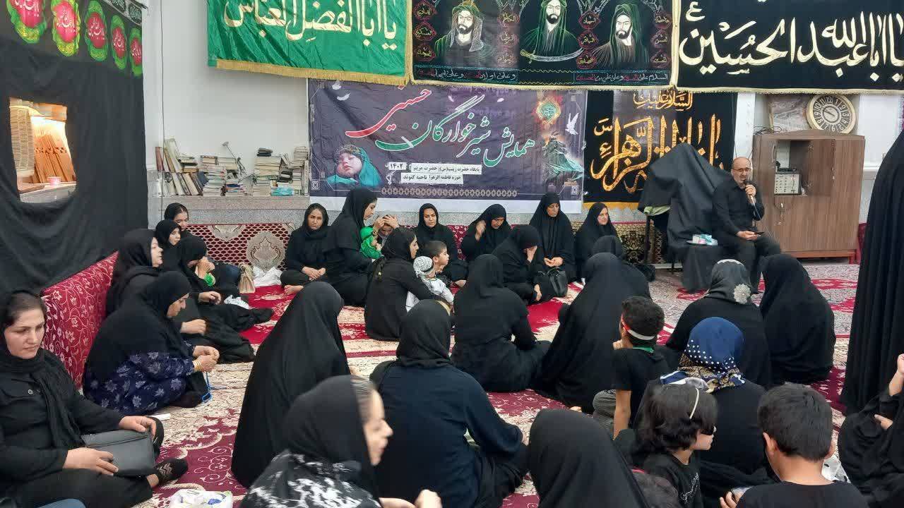 مراسم شیرخوارگان حسینی در گتوند مراسم شیرخوارگان حسینی در گتوند