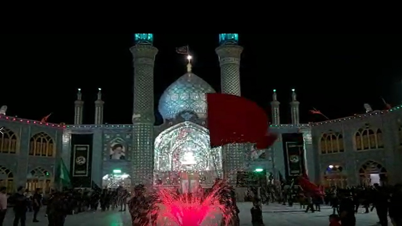 حال و هوای امامزاده محمد هلال بن علی (ع) در دهه اول محرم + فیلم