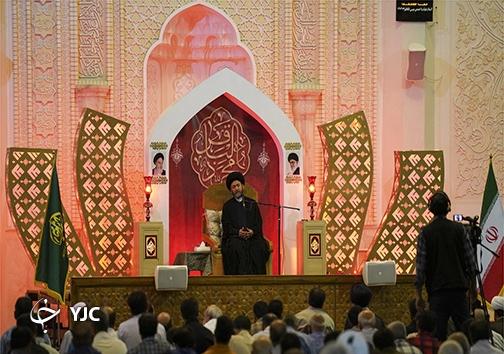 حرم شاهچراغ (ع) در سوگ باقر العلوم