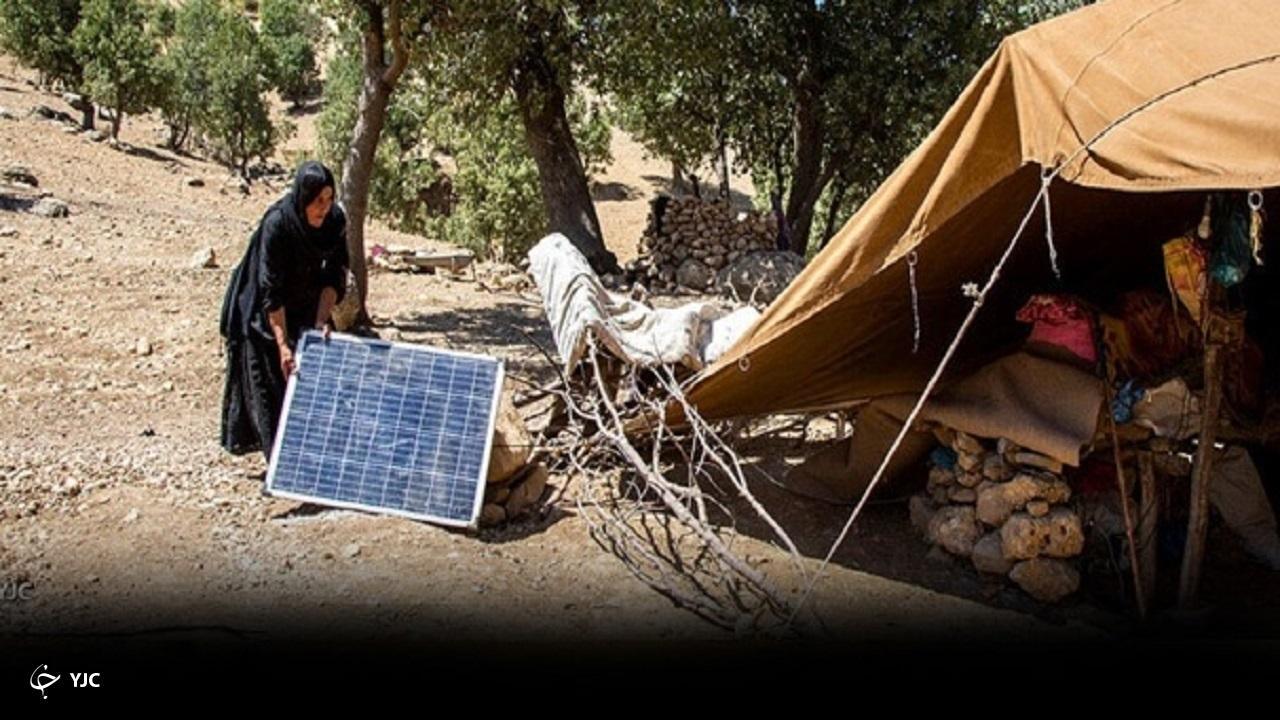 توزیع ۹۸۵ پنل خورشیدی بین عشایر چهارمحال و بختیاری
