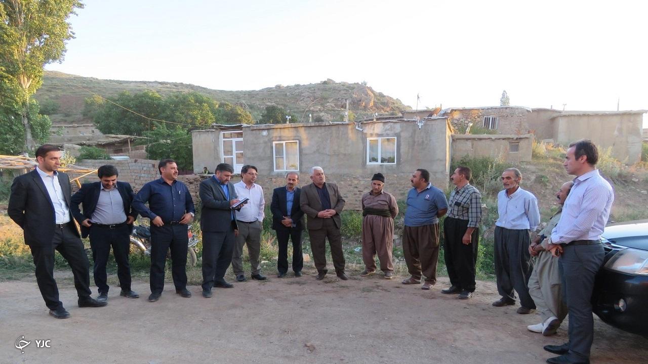 فرماندار مهاباد از چهار روستای بخش مرکزی بازدید کرد