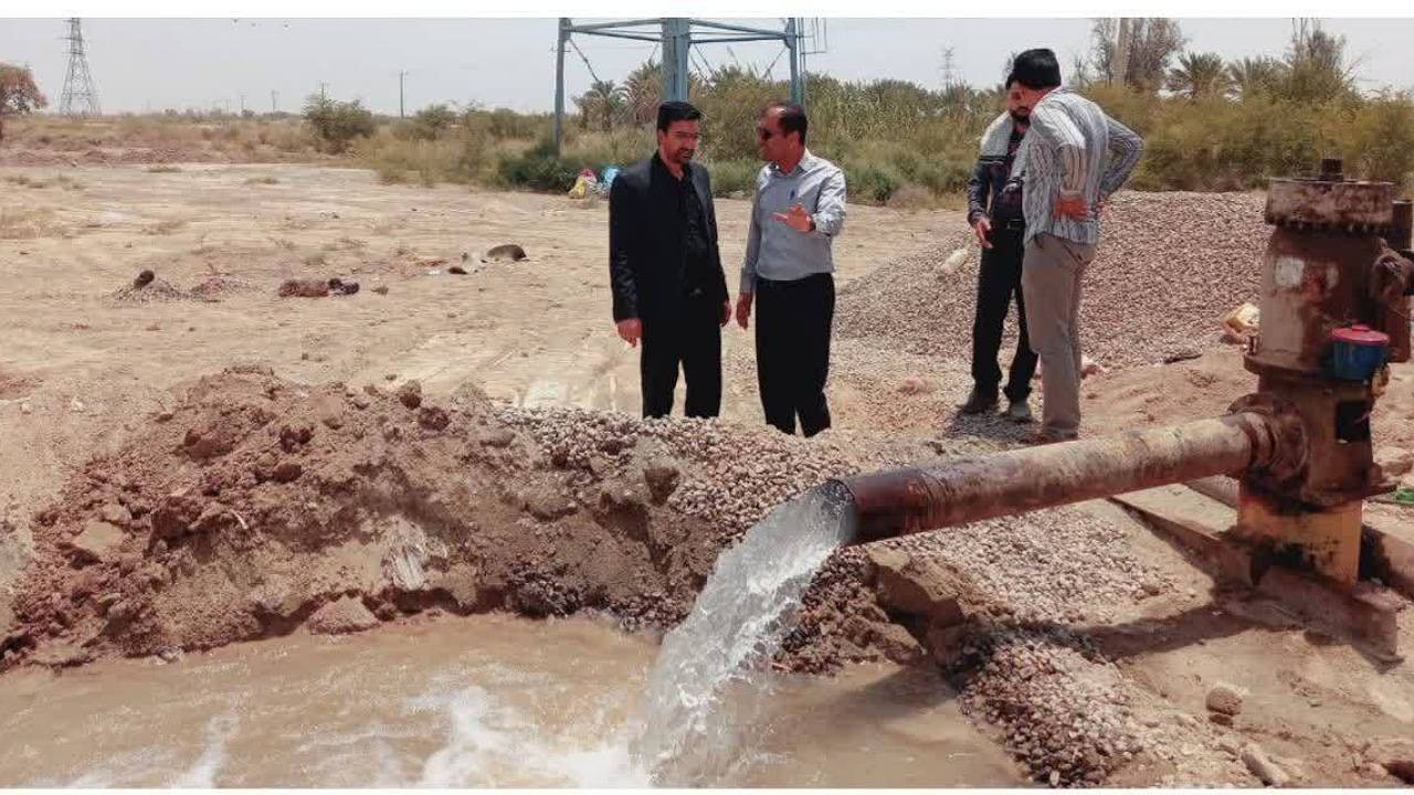 بهره‌مندی مردم روستای محطوط آبادِ عنبرآباد از نعمت آب شرب