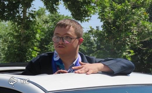 مراسم استقبال از توانجوی مهابادی برگزار شد