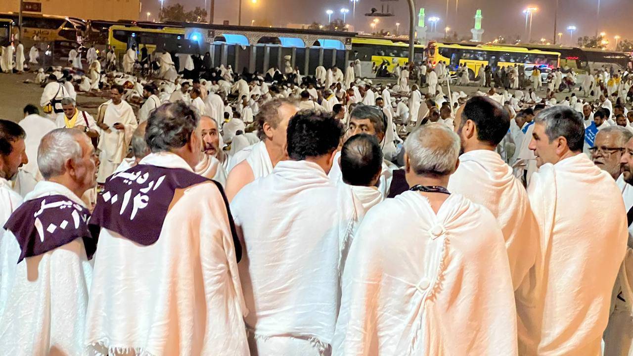 مشعرالحرام محل بیتوته زائران ایرانی