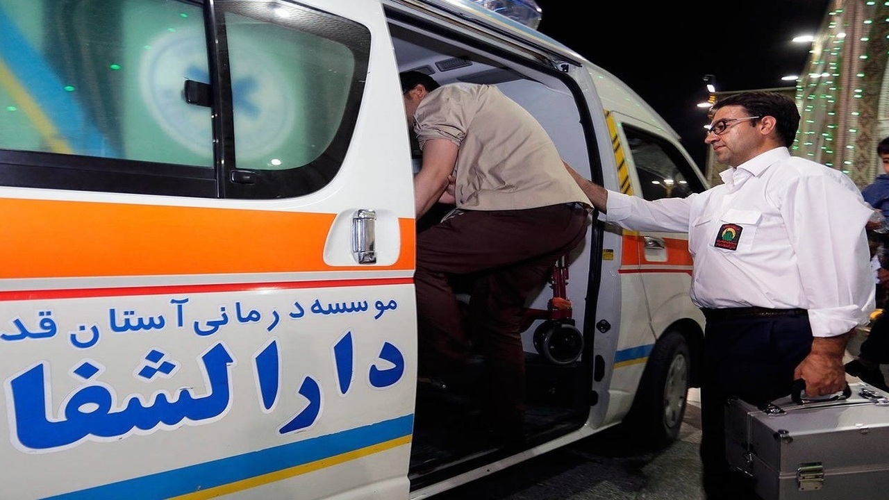 آماده‌باش ۱۹ پایگاه فوریت‌های پزشکی حرم مطهر رضوی در مراسم دعای عرفه