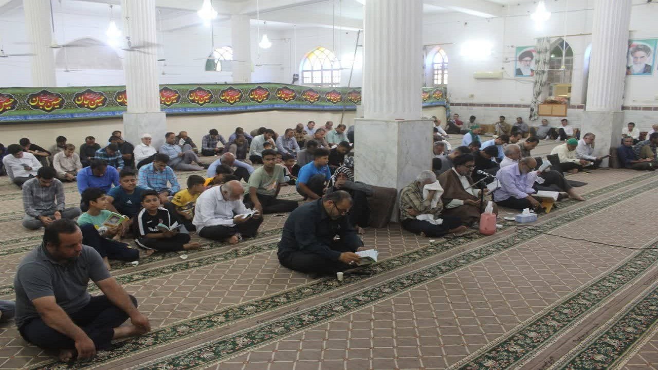 تصاویری از مراسم پرفیض دعای عرفه در شهر کاکی