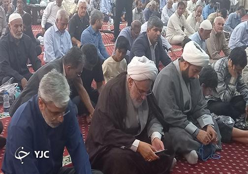 مراسم قرائت دعای عرفه درمسجد جامع بندرعباس