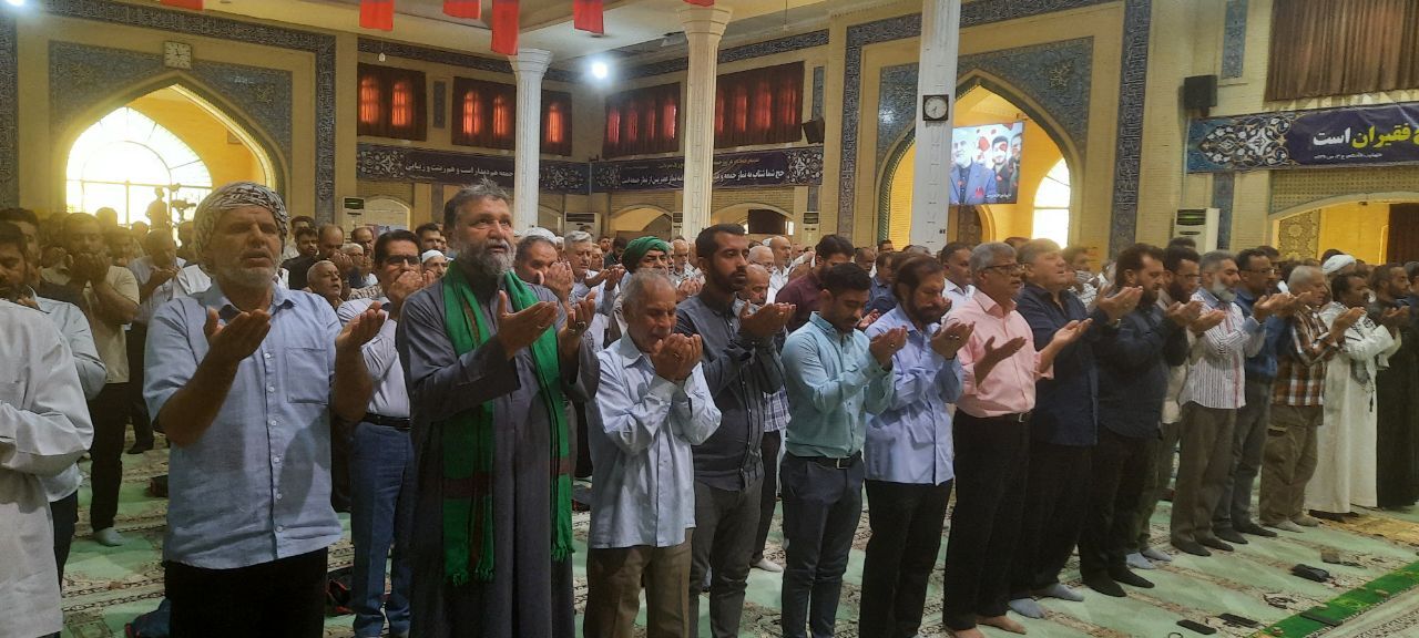 برگزاری نماز عید قربان در آبادان و خرمشهر + تصاویر