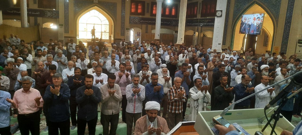 برگزاری نماز عید قربان در آبادان و خرمشهر + تصاویر