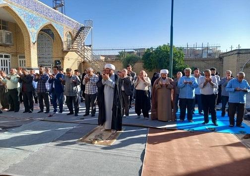 نماز عید قربان در کرمانشاه و شهرستان های استان اقامه شد+عکس