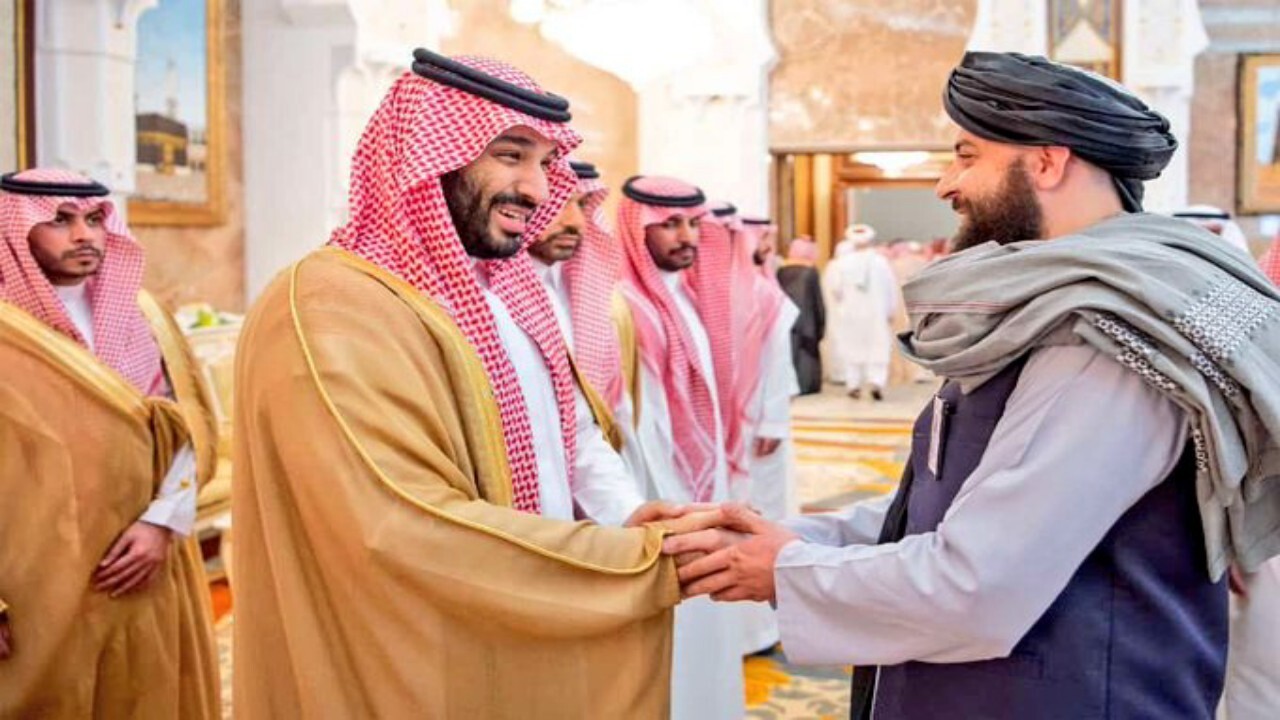 دیدار وزیر دفاع طالبان با ولیعهد عربستان