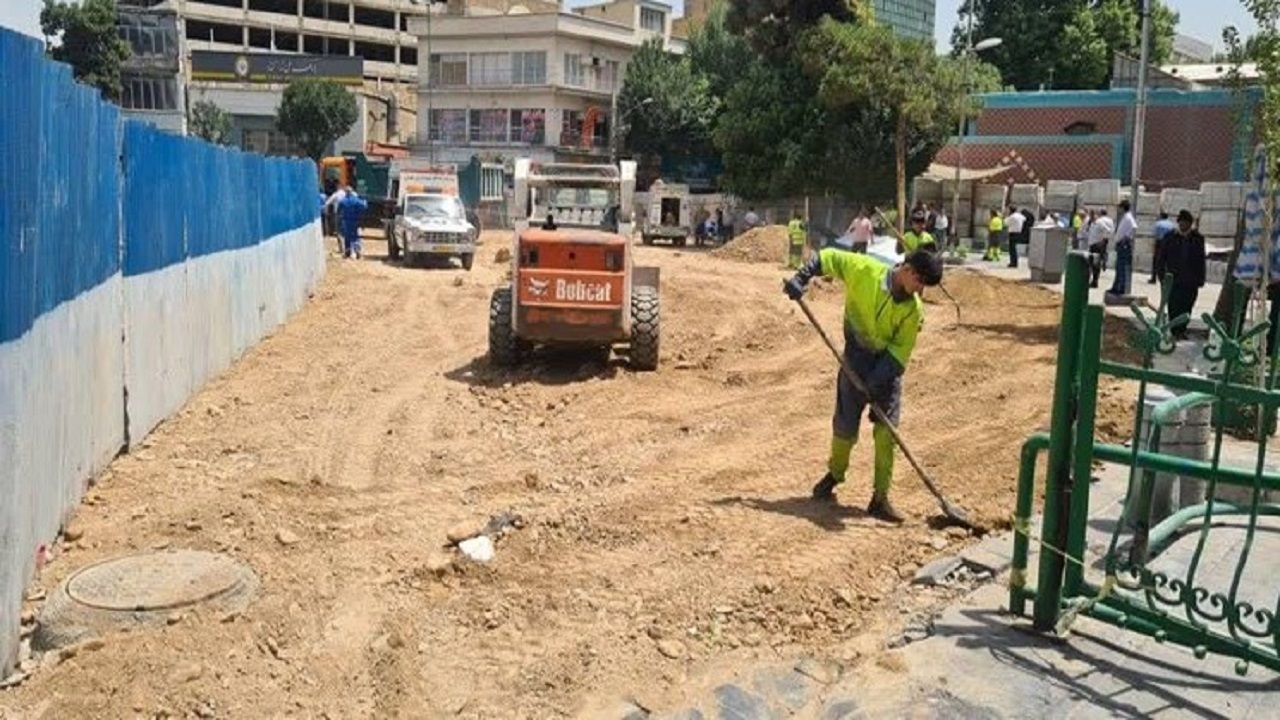 تاخیر در بهسازی میدان اصلی شهر ری شهروندان را به دردسر انداخت + فیلم