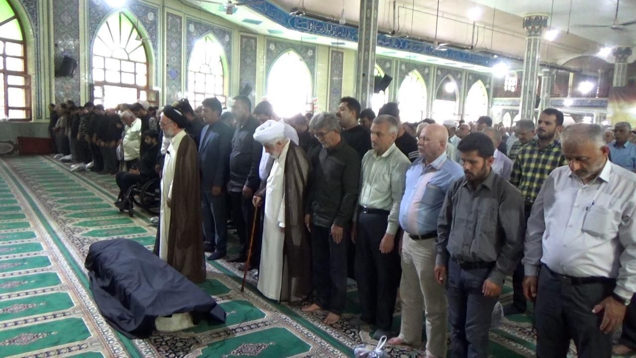 تشییع پیکر مادر شهید اسماعیل بختیاری در علی آباد کتول