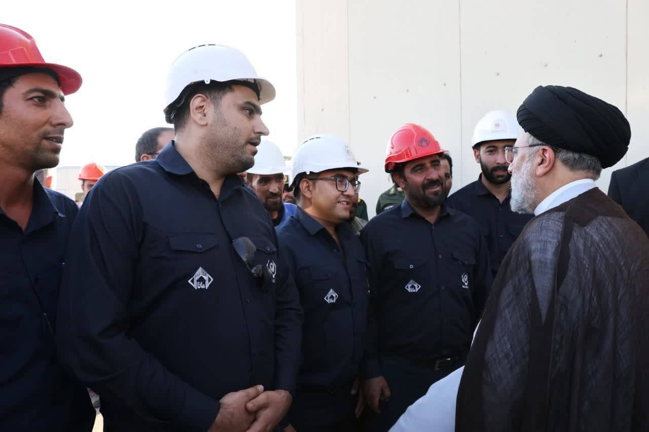 واحد گازی نیروگاه فولاد بوتیای کرمان افتتاح شد