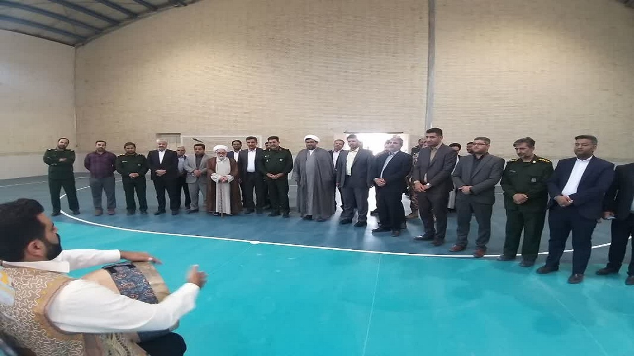 افتتاح مجموعه ورزشی سردار شهید حاج قاسم سلیمانی در اشکذر