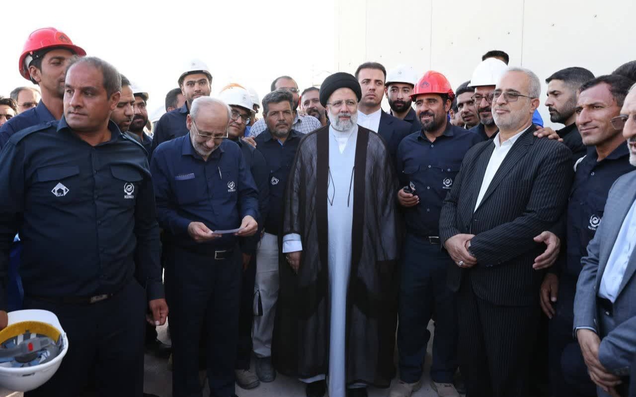 واحد گازی نیروگاه فولاد بوتیای کرمان افتتاح شد