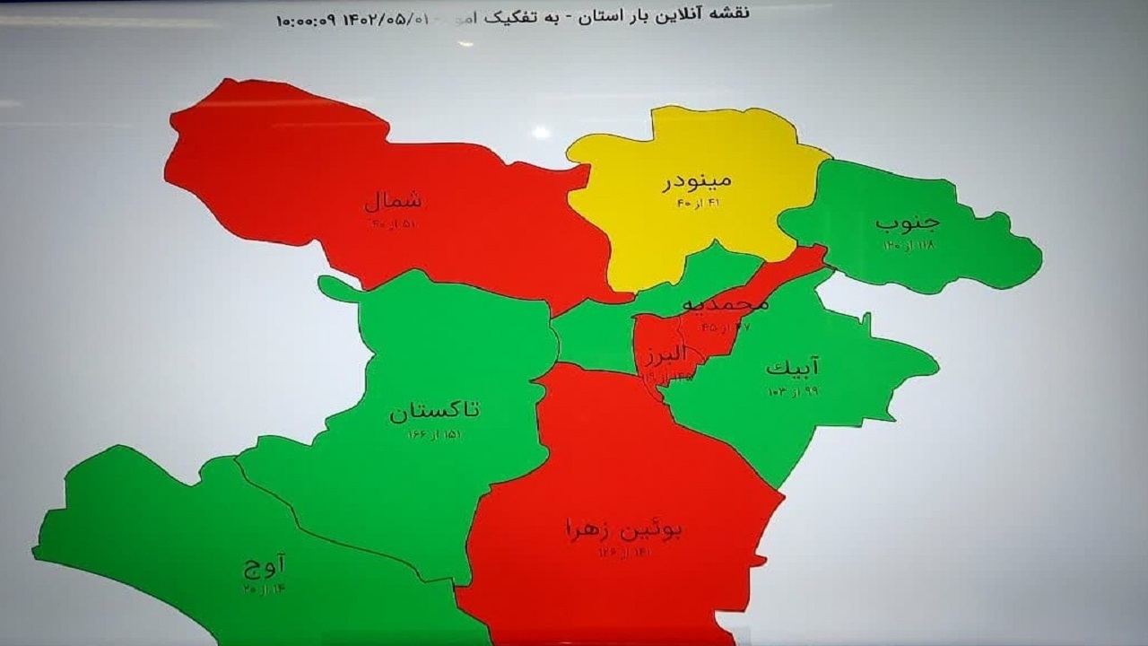 مصرف برق در استان قزوین بالا رفت