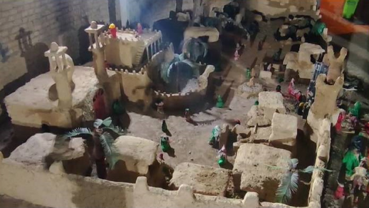 برپایی نمایشگاه بقیع تا کربلا در روستای تکه نهاوند + فیلم
