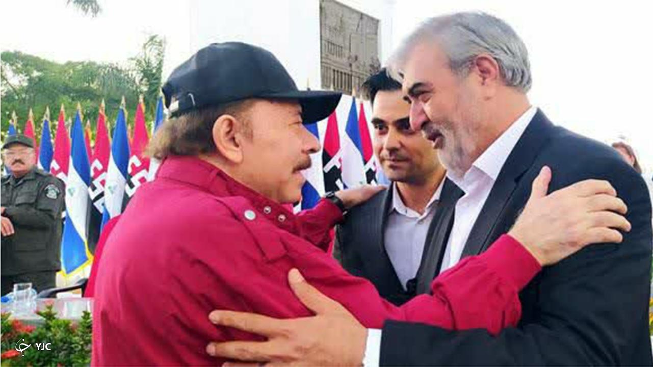 دیدار عزیزی با دانیل اورتگا رییس جمهور نیکاراگوئه